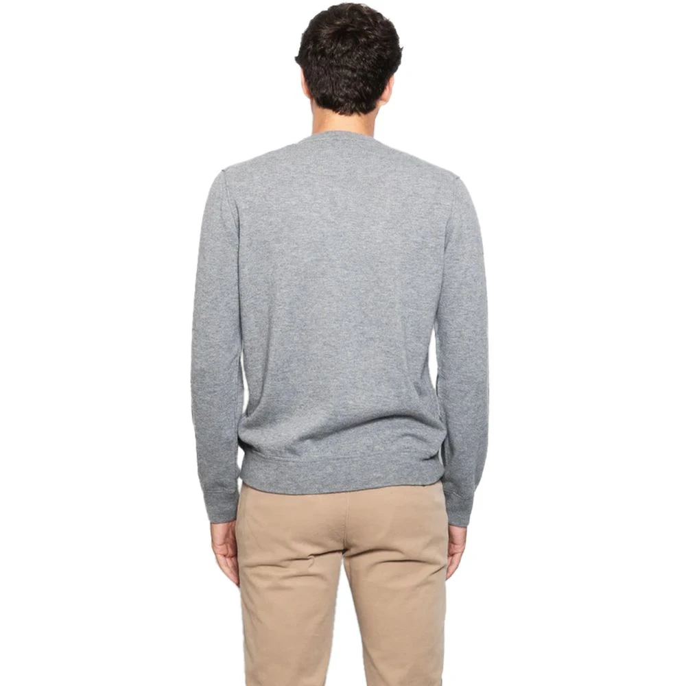 Alpha Studio Luxe Wol Crewneck Sweatshirt Grijs Gray Heren