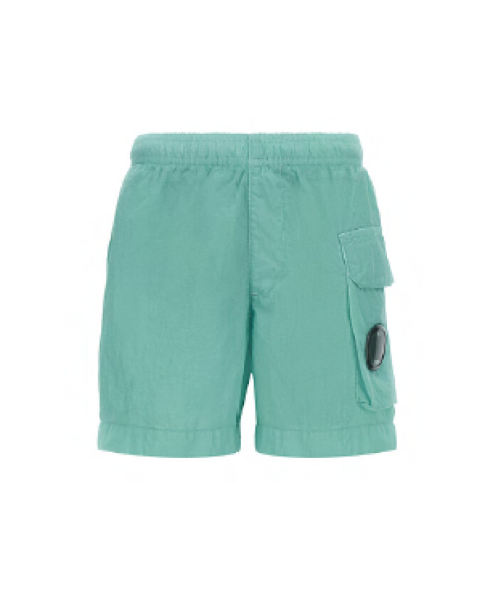 short-de-bain-vert-lagune-avec-patch-logo
