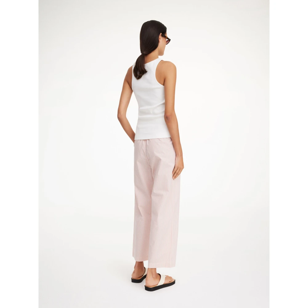 By Malene Birger Gestreepte Helsy Wijde Pijp Broek By Herenne Birger Pink Dames