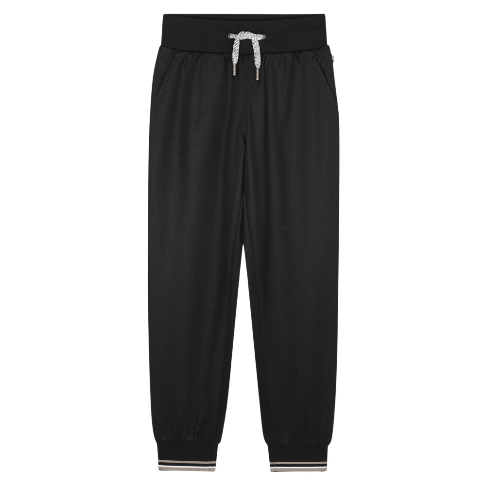 Hugo Boys Black Logo Print Joggers - Sweatpants - 4 Y - Kids