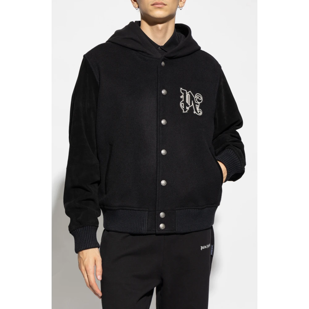 Palm Angels Capuchonjack Black Heren
