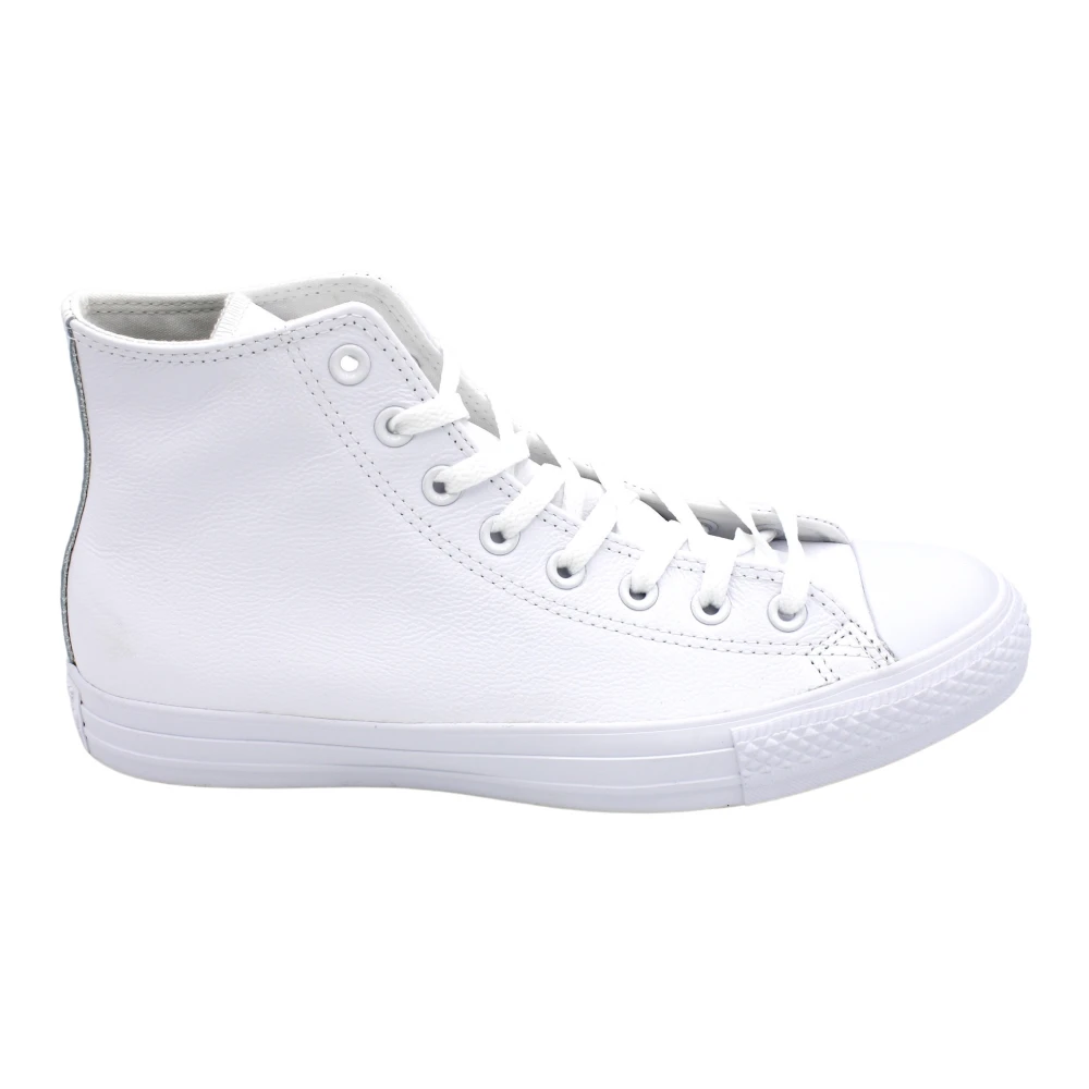 Converse Leren Hi-Top Rubberen Zool Sneakers Dames Schoenen Wit