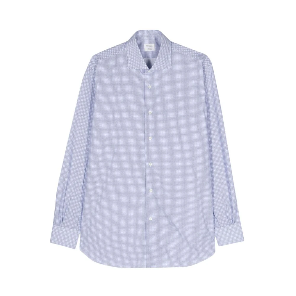 Mazzarelli Casual Shirts Blue Heren