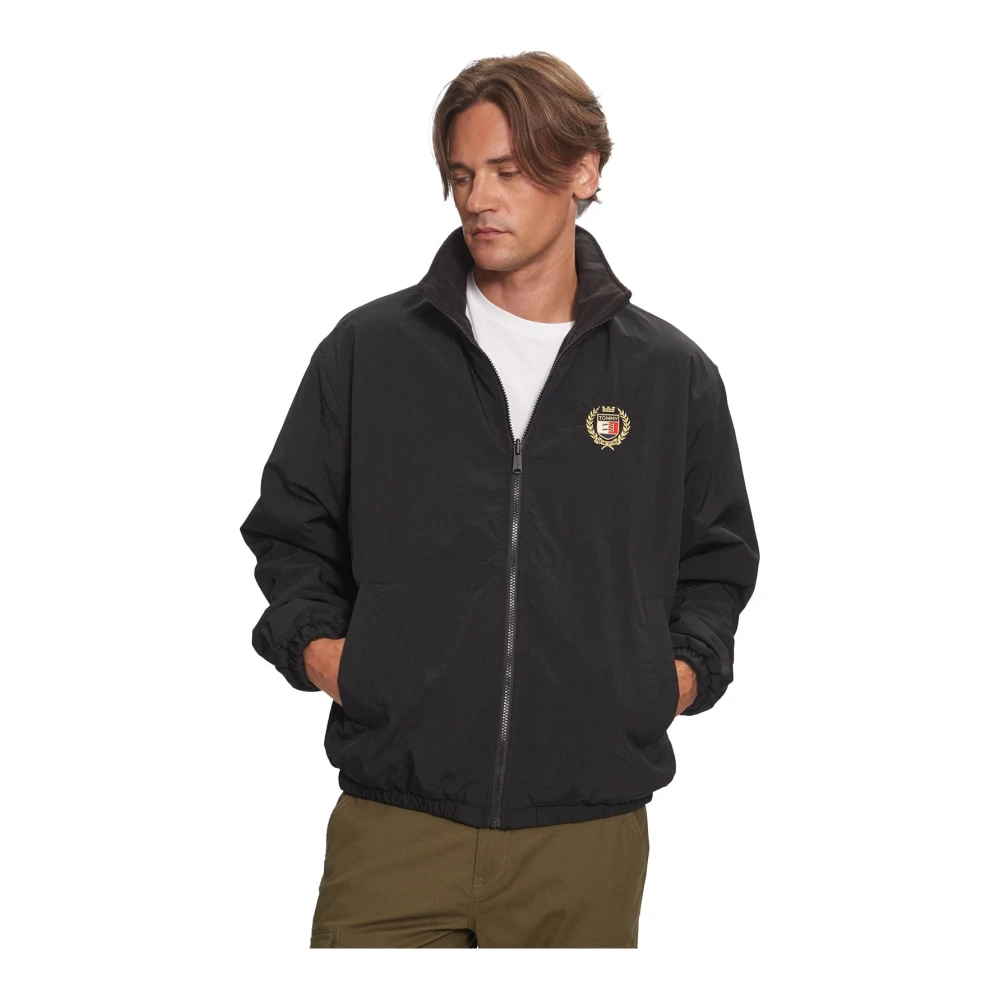 Tommy Jeans Omkeerbare Bomberjack met Geborduurd Logo Blue Heren