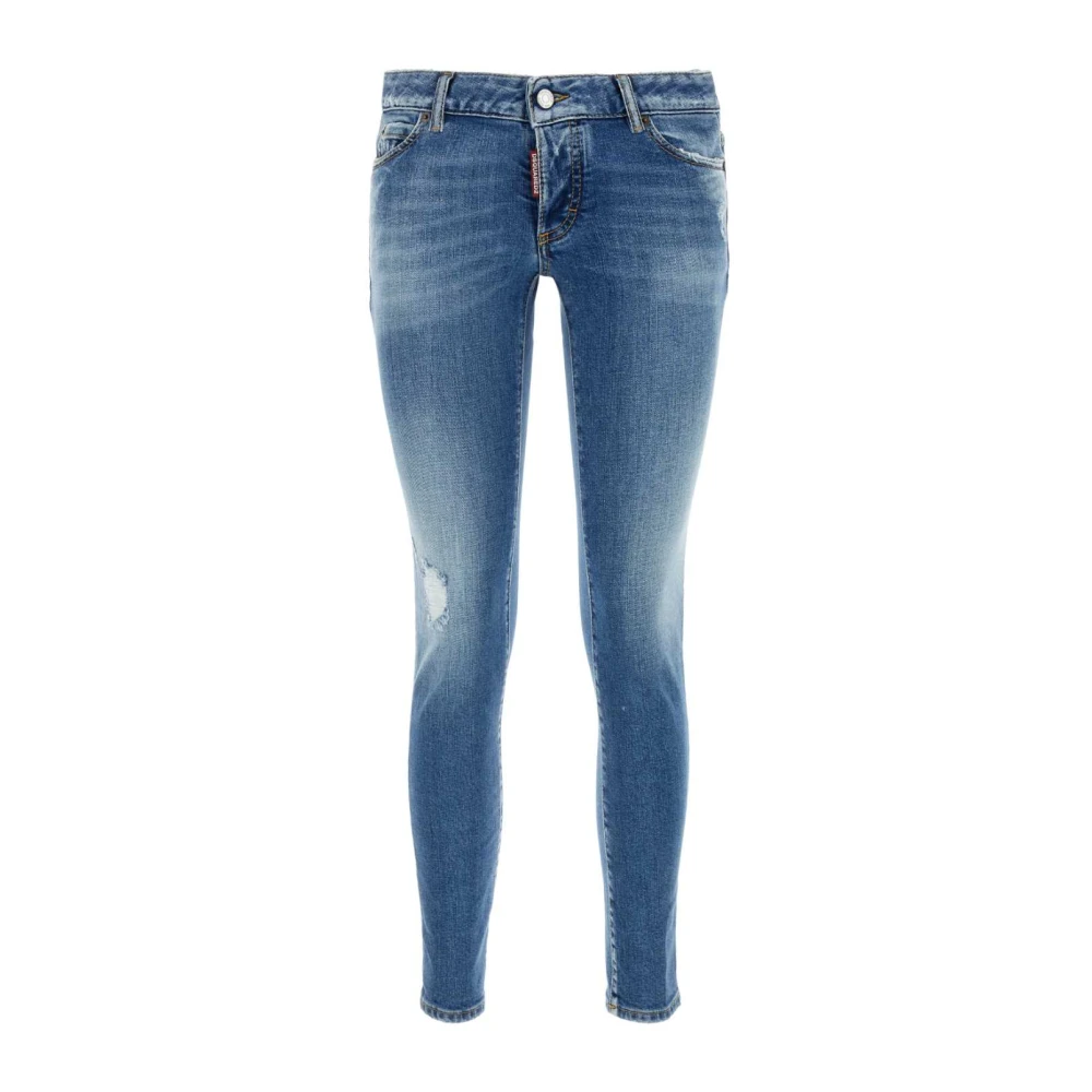 Dsquared2 Jennifer Stretch Denim Jeans Blue Dames