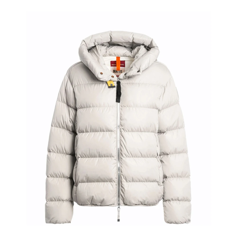 Parajumpers Gewatteerde jas met capuchon White Dames