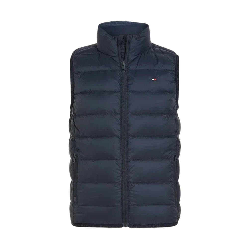 Tommy Hilfiger Nylon Vadderad Jacka med Krage Blue, Unisex