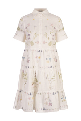 white-printed-long-sleeve-midi-dress
