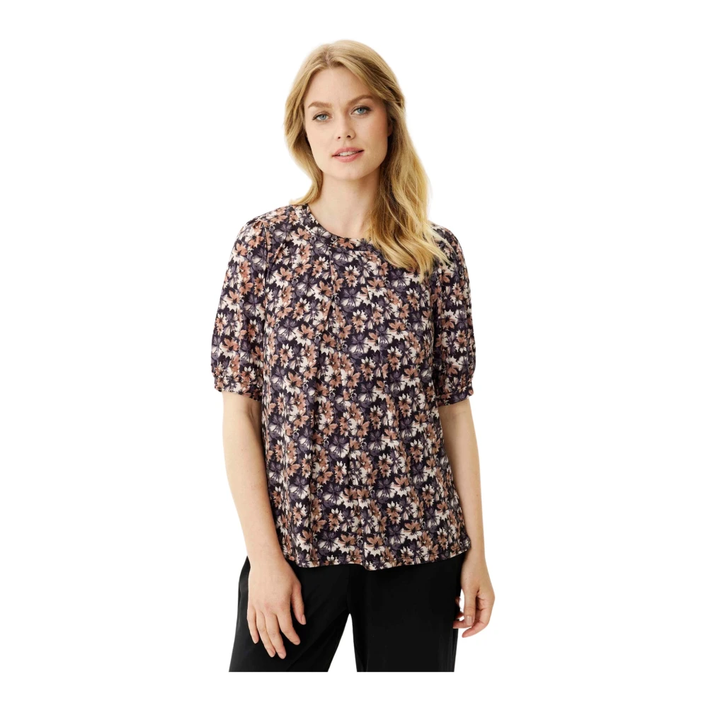 IN Front Joyce Blouse 1 2 Mouw Grijs Gray Dames