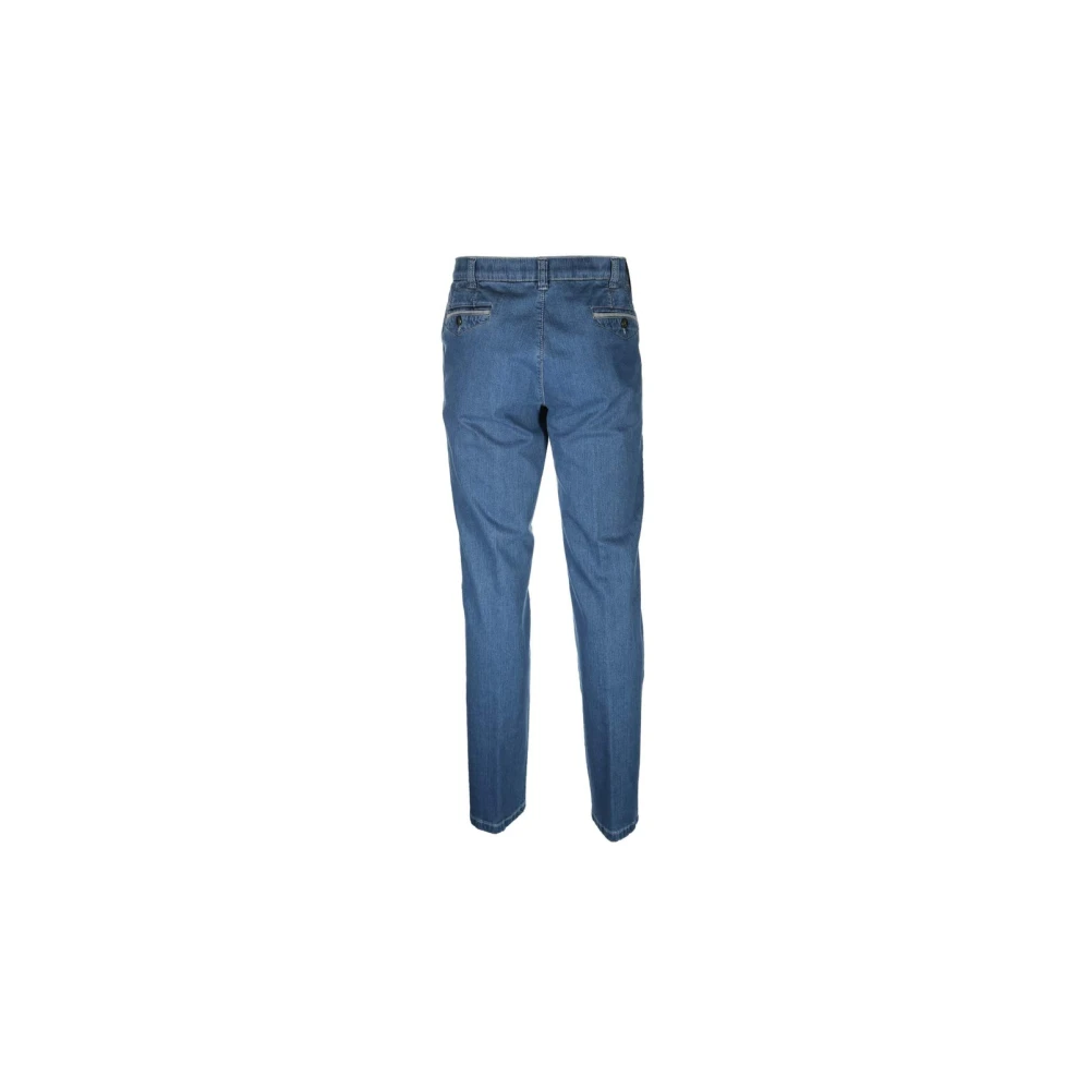 Meyer Chiffon Broek Blue Heren