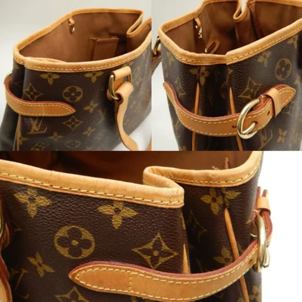 Louis Vuitton Vintage Pre-owned Plastic shoulder-bags Brown Dames