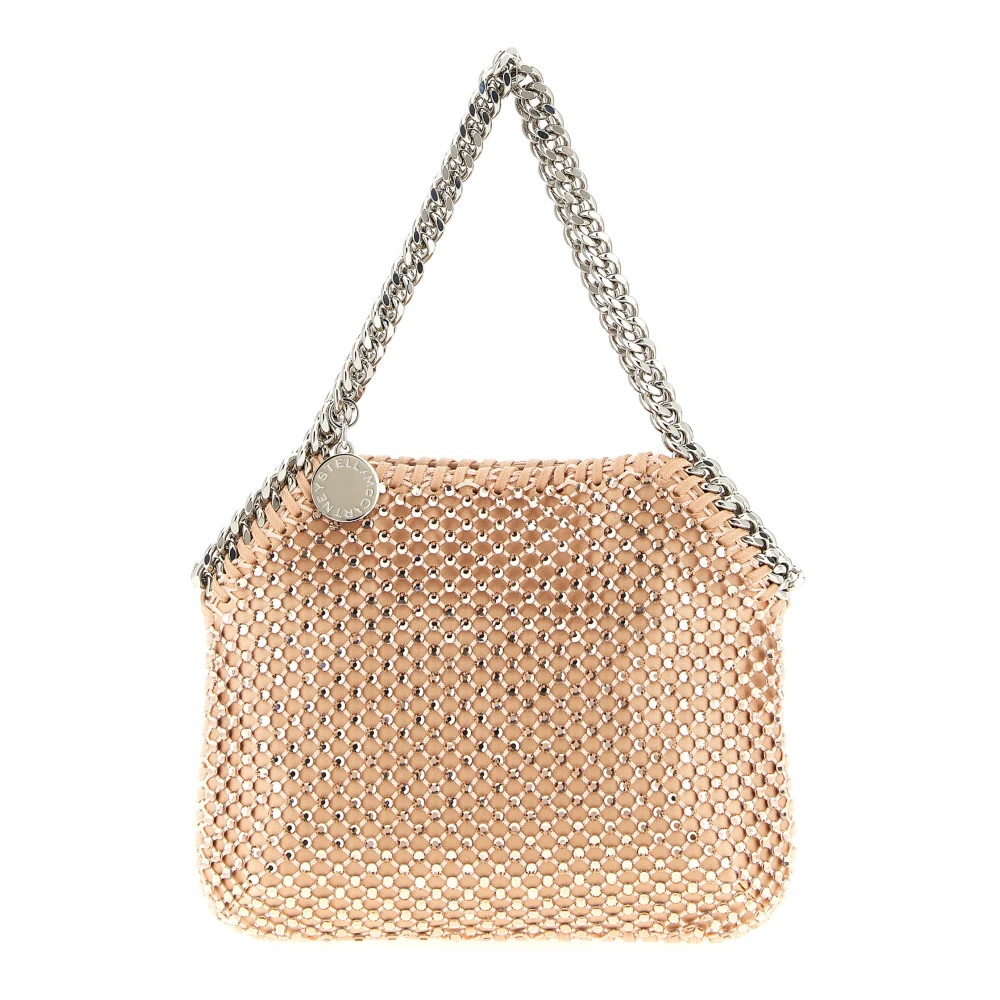 Stella Mccartney Vrouw Roze Tassen Dames, One Size, Polyester, Falabella Nano Tote Bag