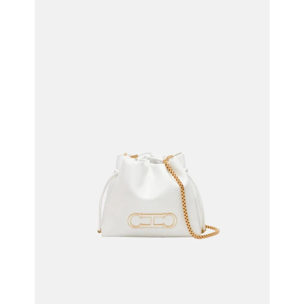 Carolina Herrera Zachte Emmer Insignia Tas White Dames