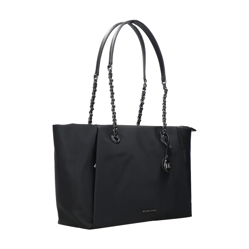 Michael Kors Zwarte Technische Stoffen Handtas Black Dames