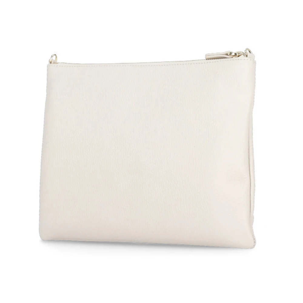 Coccinelle Ivoor Pochette van Kiezel Leer voor Vrouw Beige Dames