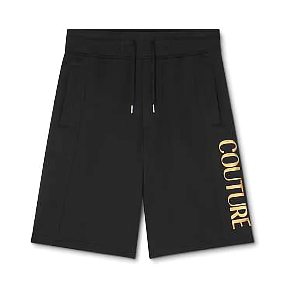 Versace Jeans Couture Stijlvolle Bermuda Shorts voor Mannen Black Heren