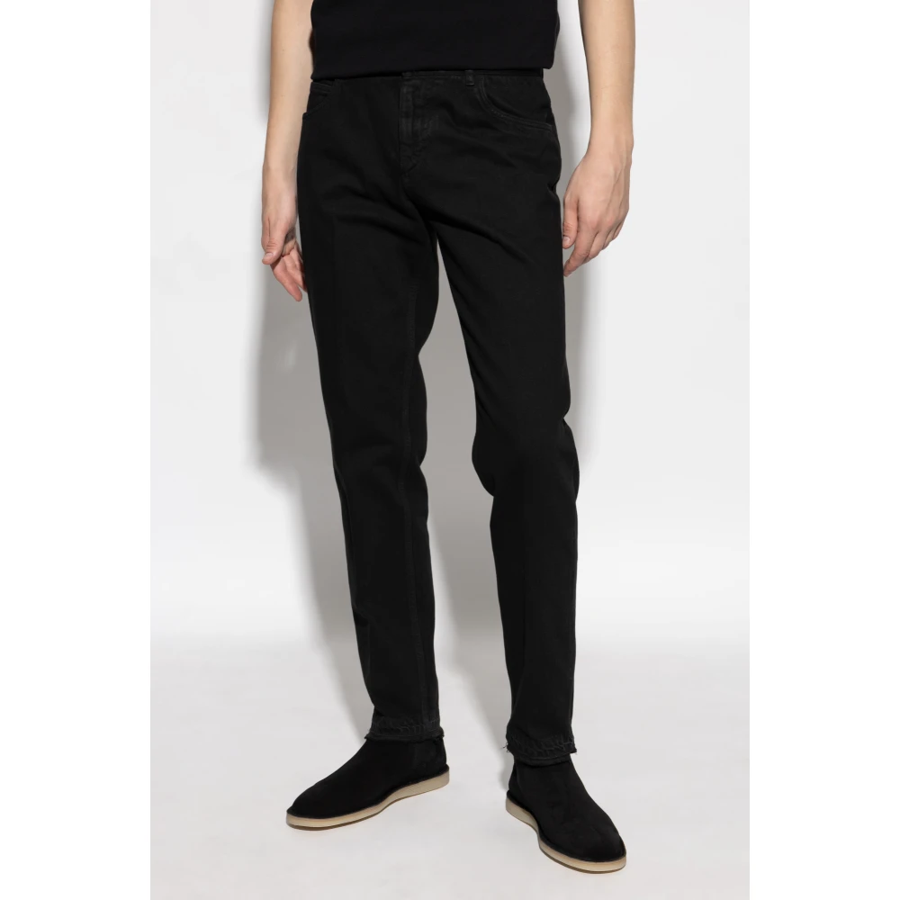 Dolce & Gabbana Jeans met logo Black Heren