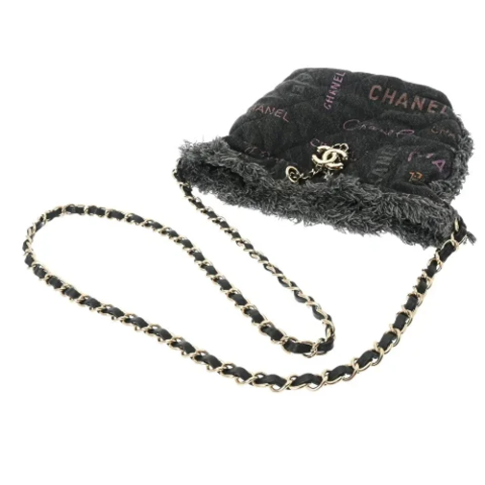 Chanel Vintage Pre-owned Denim chanel-bags Black Dames