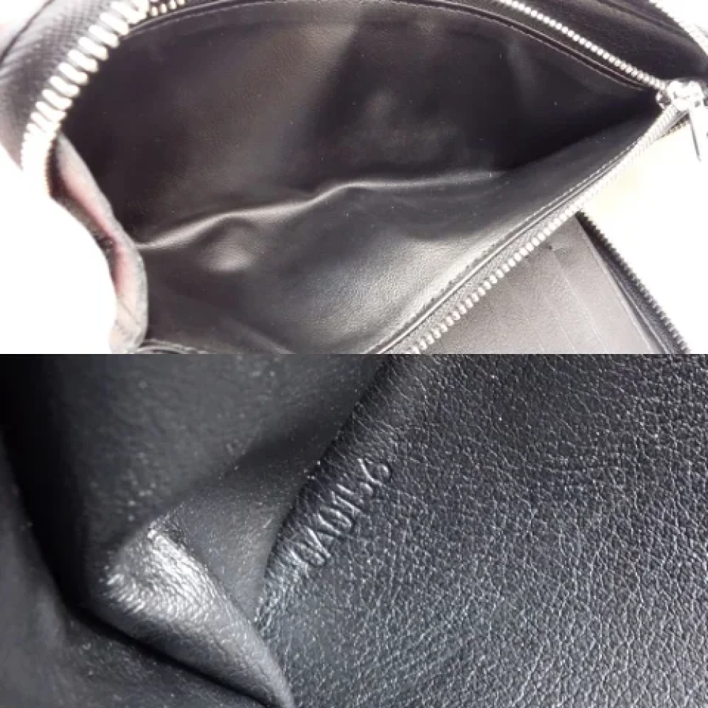Louis Vuitton Vintage Pre-owned Leather wallets Black Heren