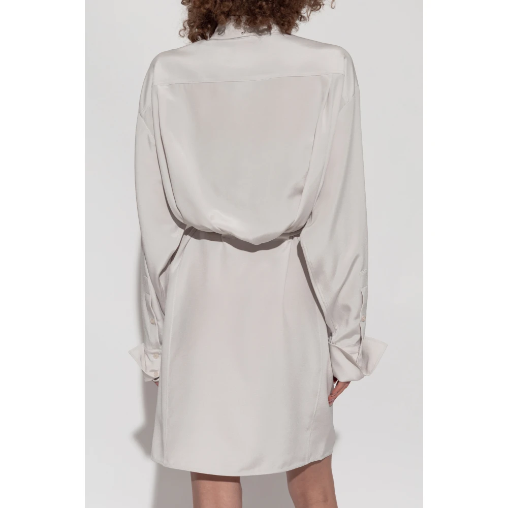 SPORTMAX Zijden jurk 'Eolie' Gray Dames