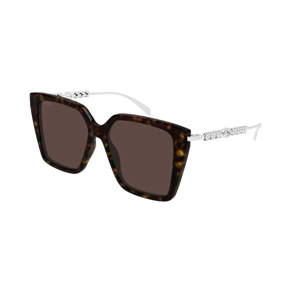 Gucci Women's Brown Sunglasses, 54 Mm, Sunglasses