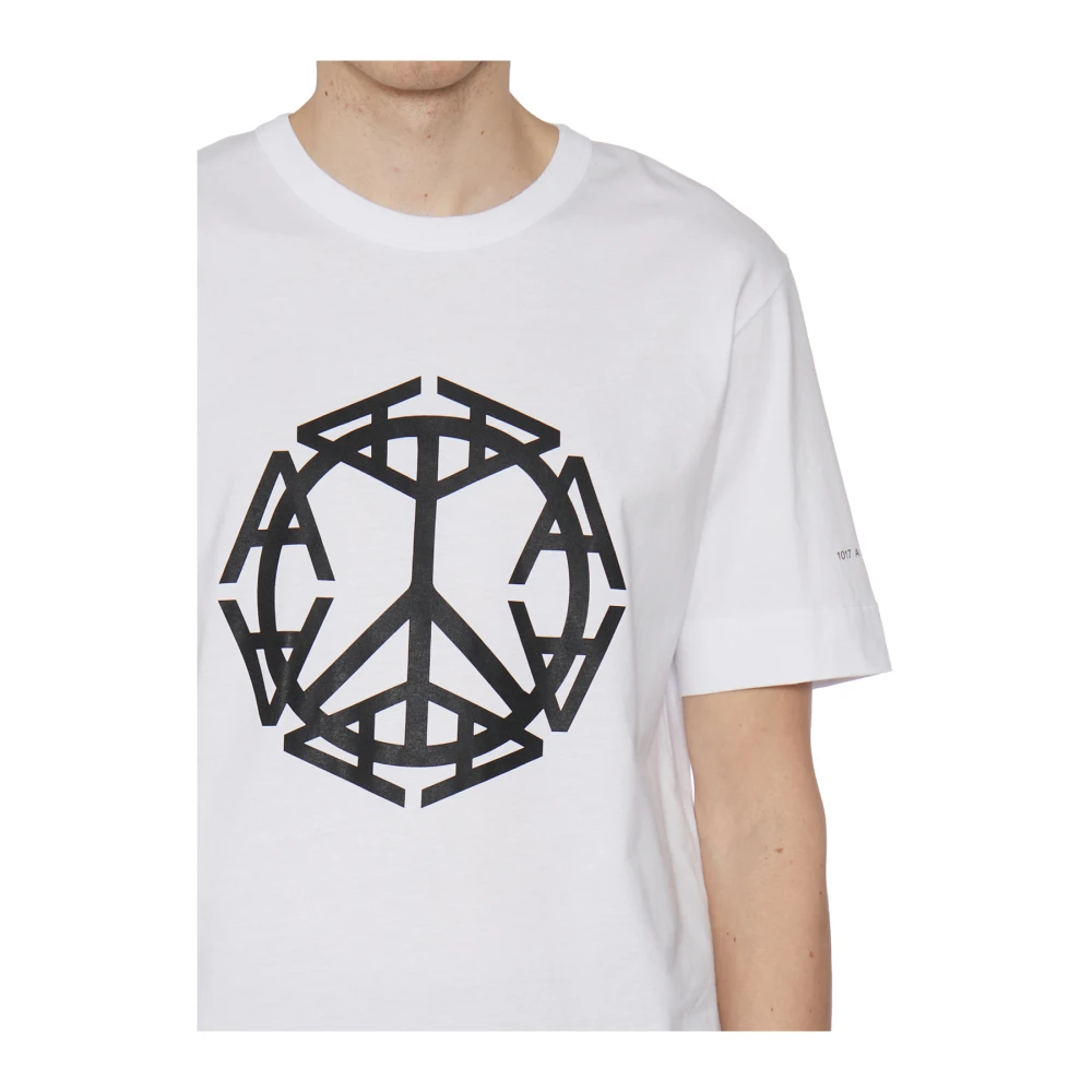 1017 Alyx 9SM Katoenen Print T-Shirt White Heren