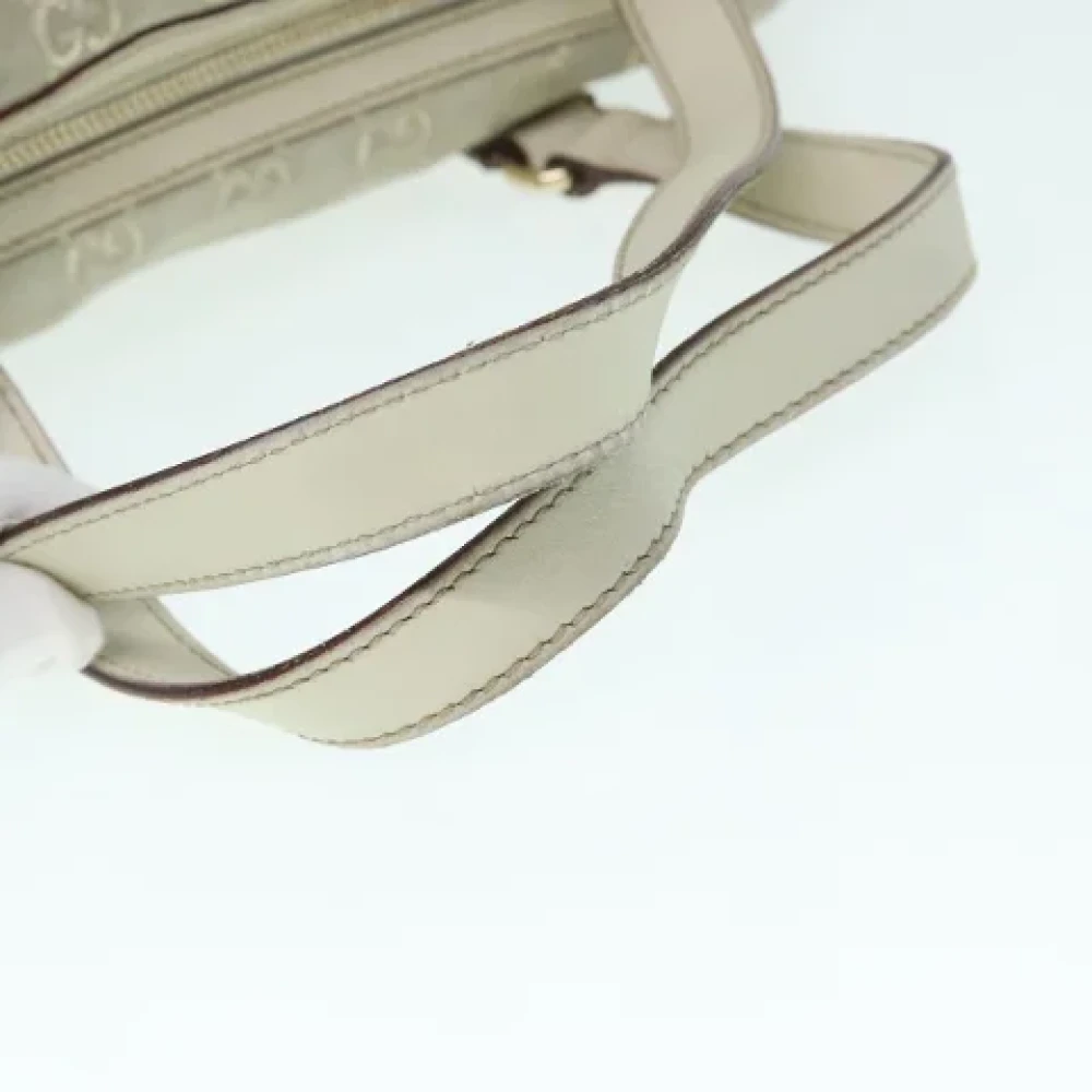 Gucci Vintage Pre-owned Canvas gucci-bags White Dames
