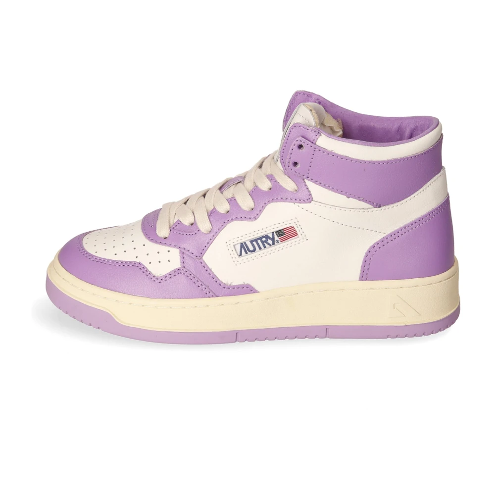 Autry Mid-Cut Sneaker Dames Schoenen Paars