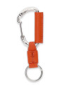 orange-leather-keychain-with-metal-logo