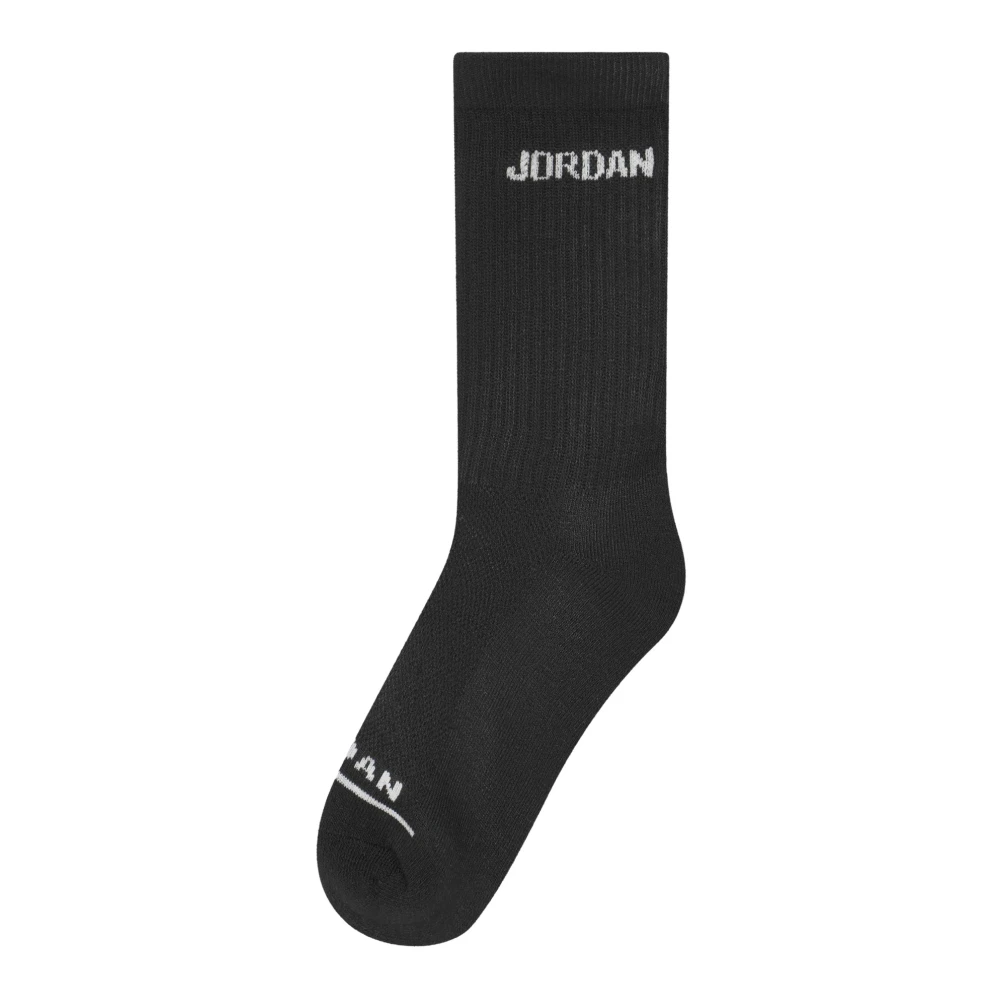 Jordan Zwarte Flight Mid-Length Sokken Black Unisex