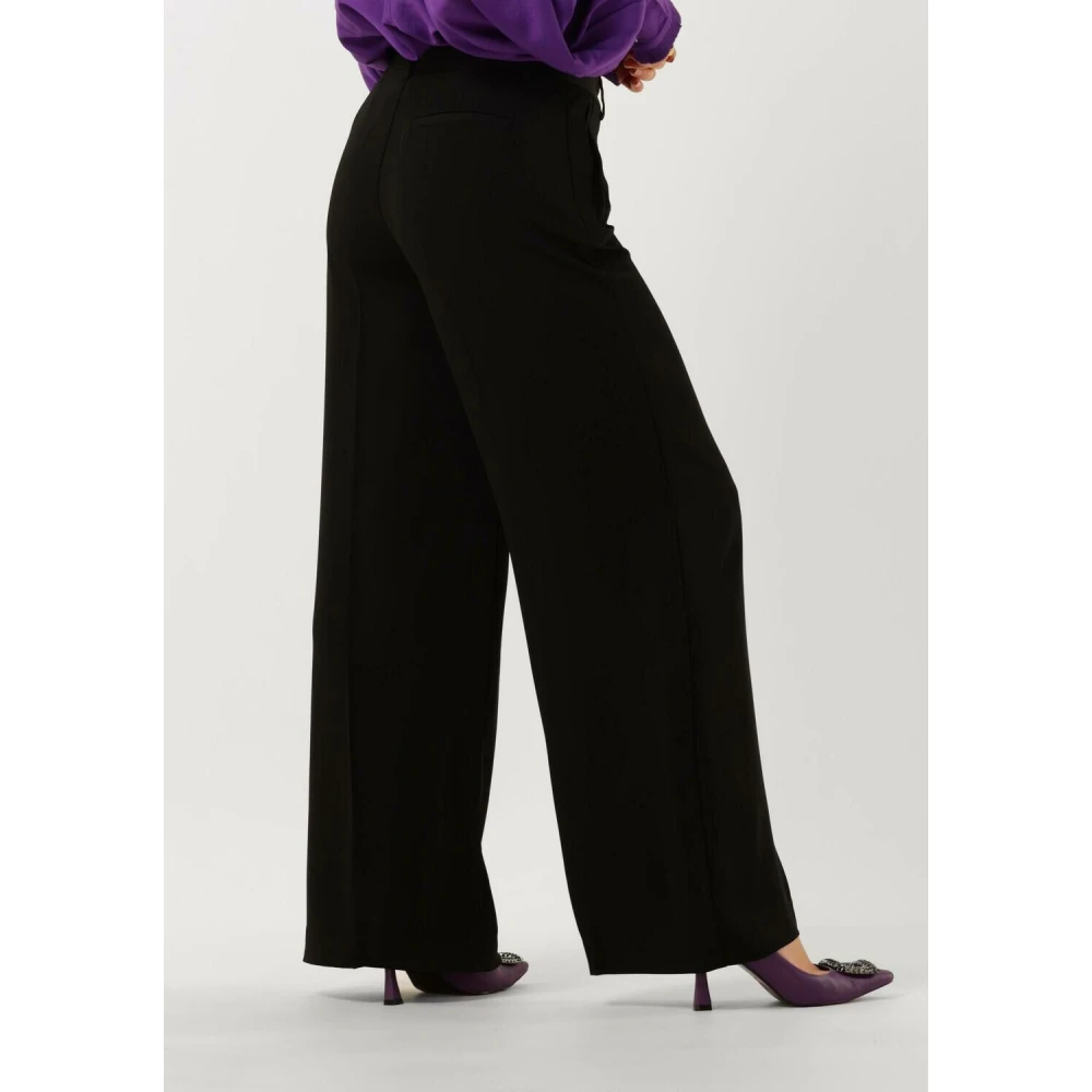 Co'Couture Wijde Zwarte Broek Black Dames