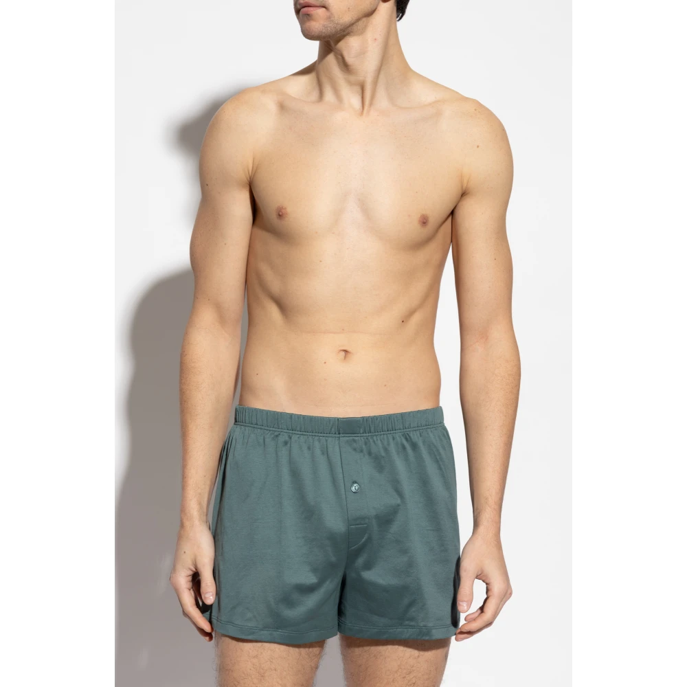 Hanro Boxers Sporty Green Heren