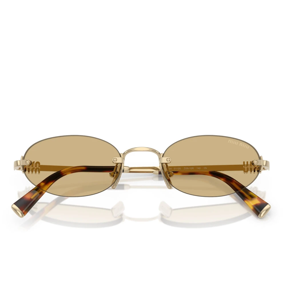 Miu Miu , Sunglasses, Female, Yellow, 51 Mm, Mu A54s Zvn10r Sunglasses - Image 4