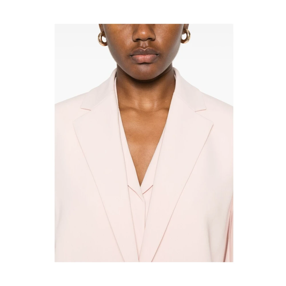 Theory Roze Blazer met Klepzakken Pink Dames