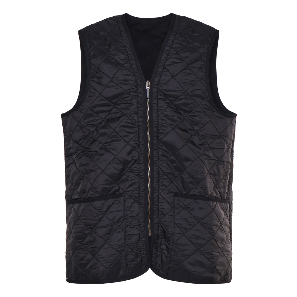Barbour Men's Black Polarquilt Waistcoat Jacket