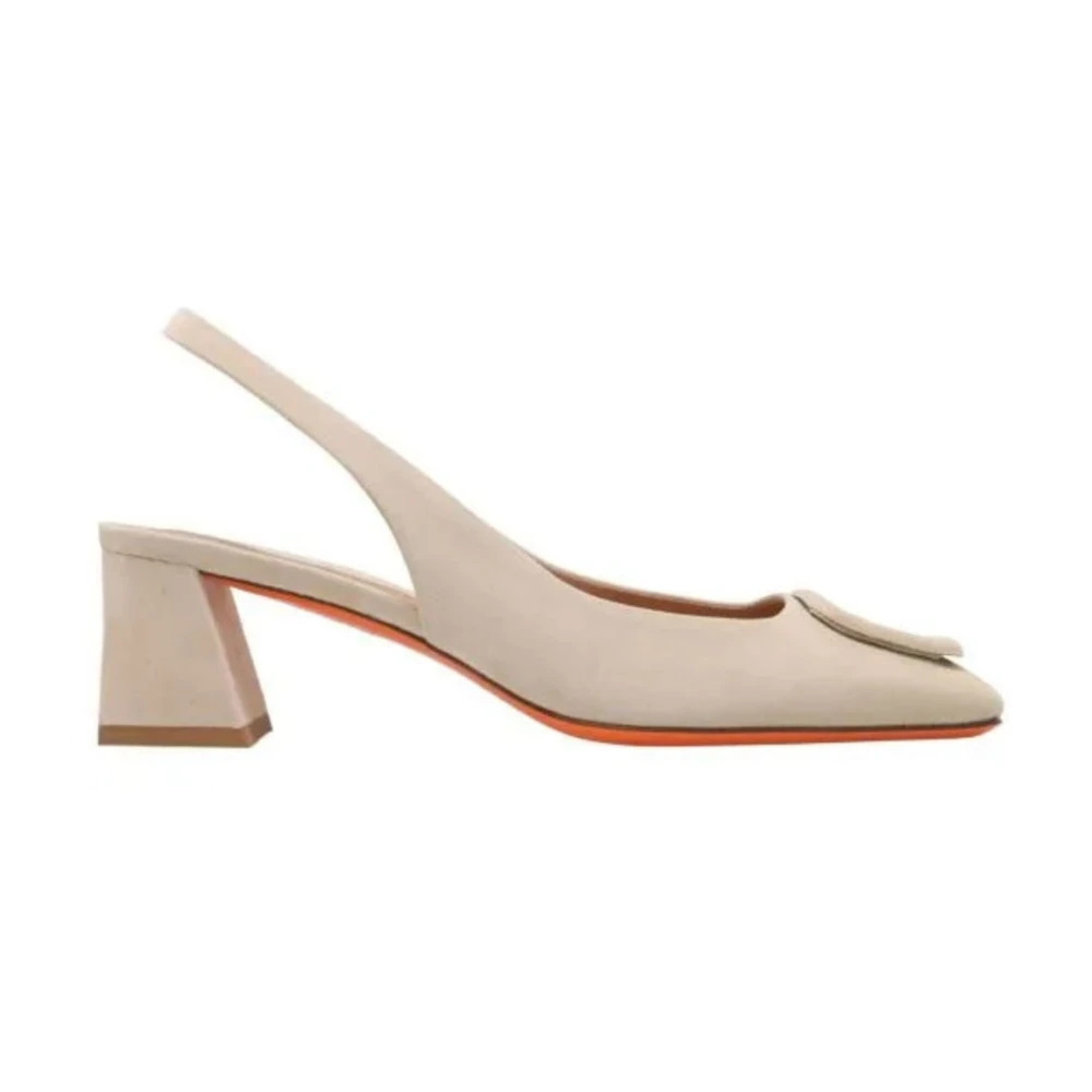 Santoni Mujer Beige Zapatos, Talla: 38 1/2 Eu