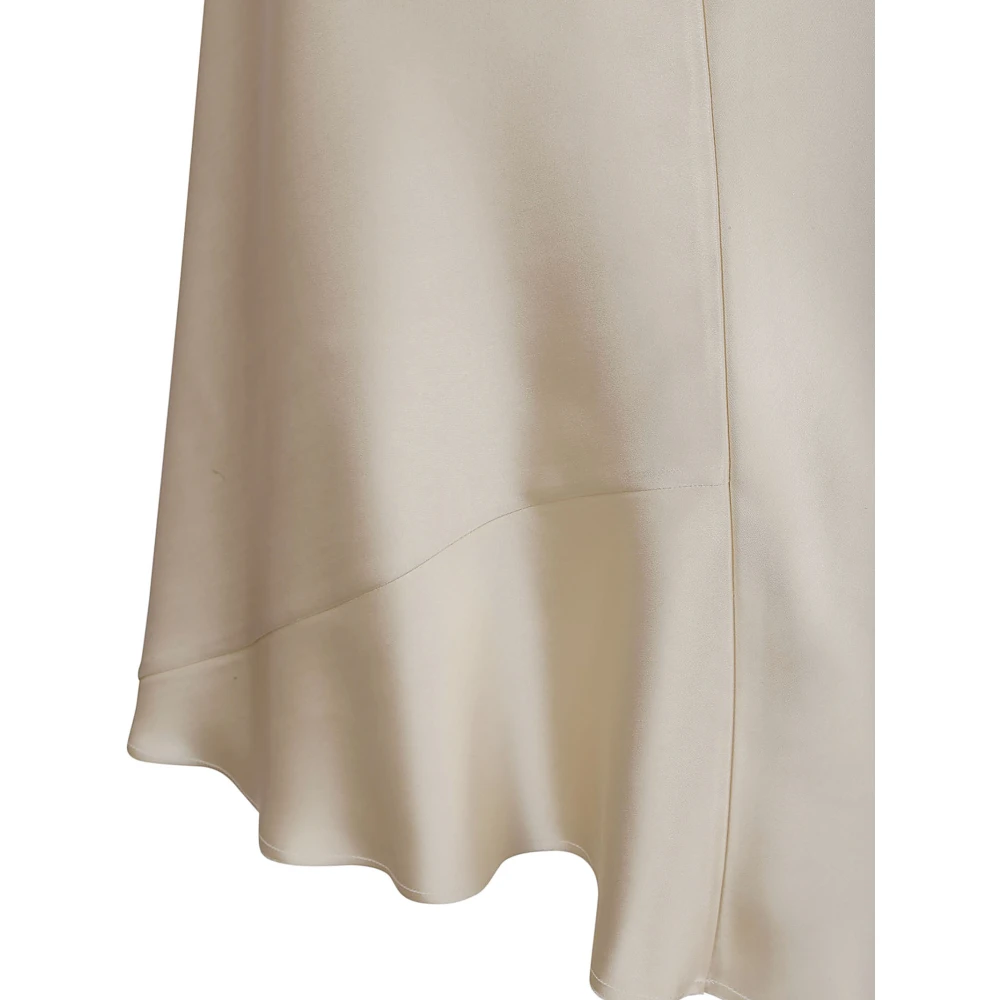 N21 Viscose Rok Gemaakt in Italië Beige Dames