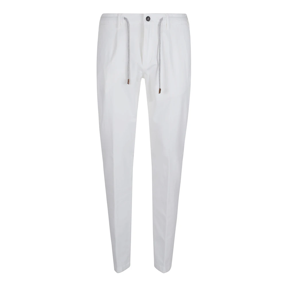 Eleventy Witte stijlvolle broek voor mannen White Heren