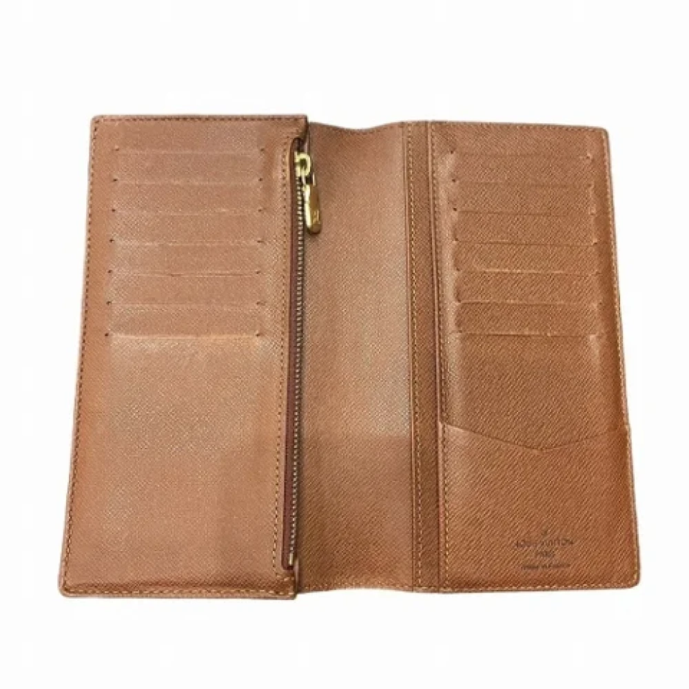 Louis Vuitton Vintage Pre-owned Canvas wallets Brown Dames
