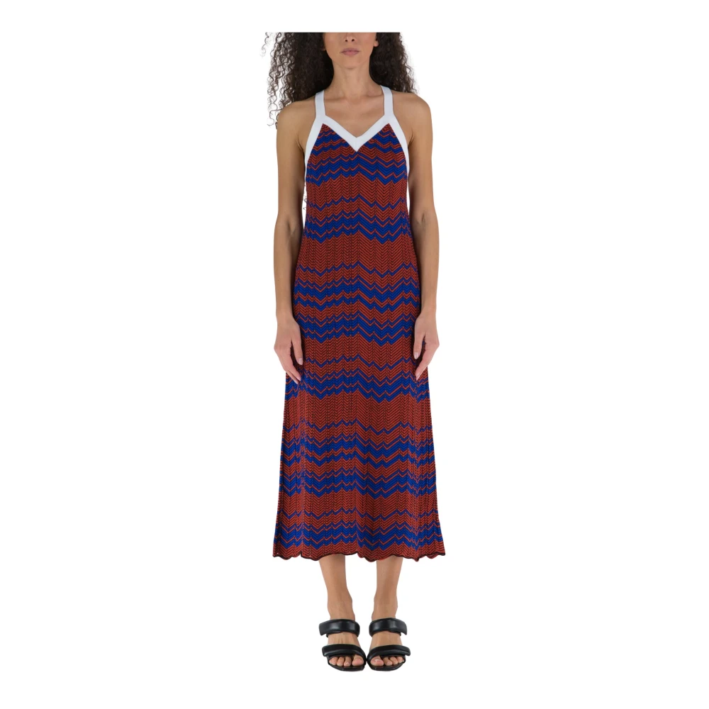 Wales Bonner Women's Red Elegant Maxi Dress