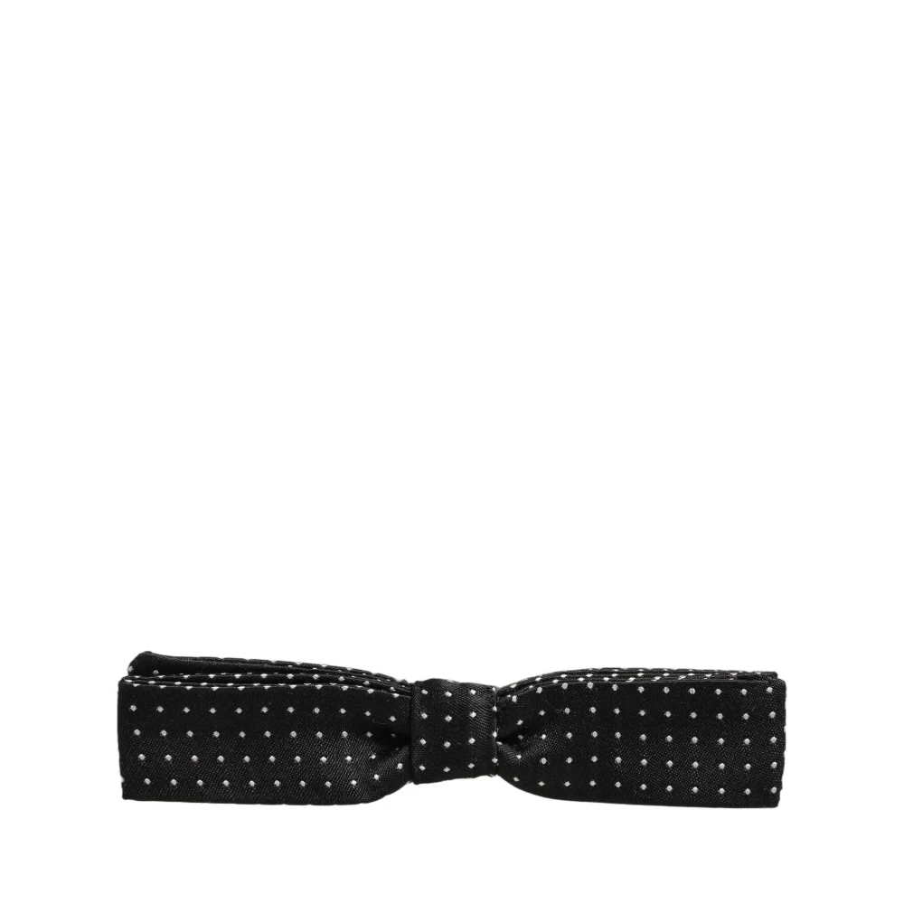Dolce & Gabbana Bow Ties, Male, One Size, Pre-Tied Bow Tie Black