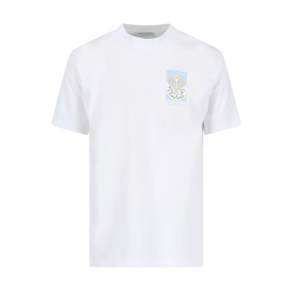 Casablanca Witte T-shirts en Polos White Heren