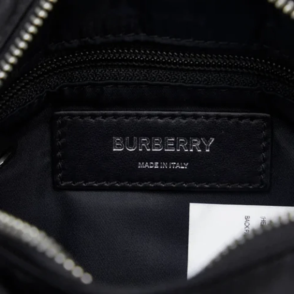 Burberry Vintage Pre-owned Fabric crossbody-bags Black Heren