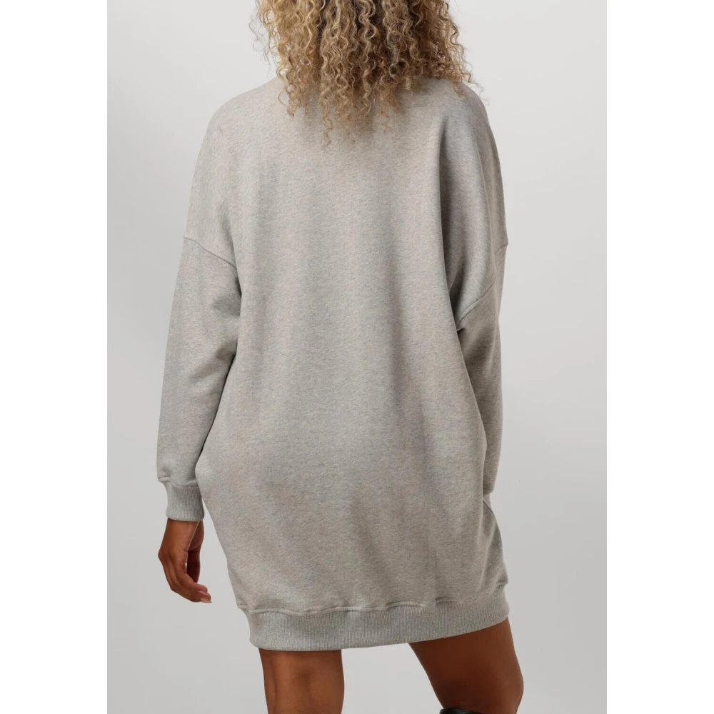 Co'Couture Clean Oversized Sweat Dress Gray Dames