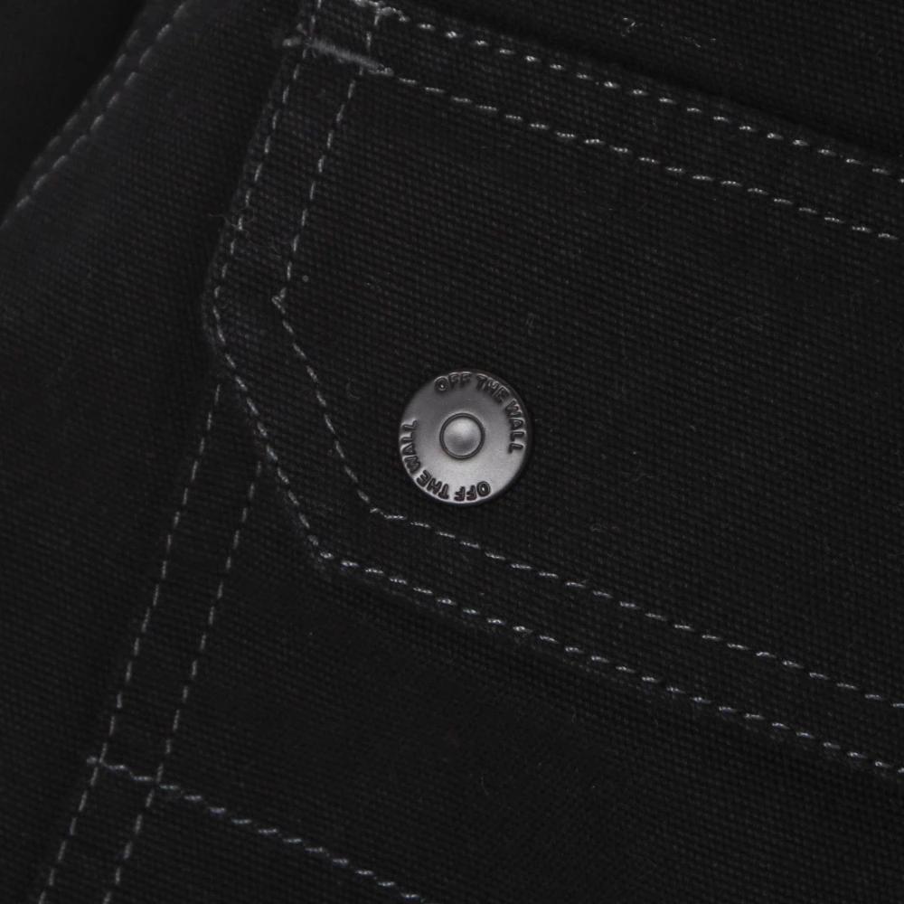 Vans Canvas Workwear Jacket met Sherpa Kraag Black Heren
