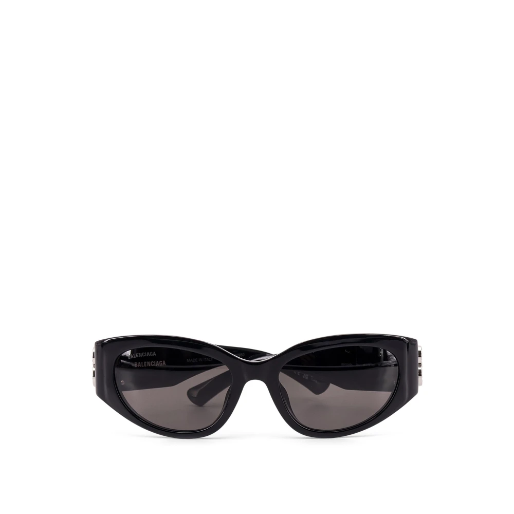 Balenciaga Women's Black Cat-Eye Sunglasses With Rhinestones - Sunglasses - One Size - Accessories