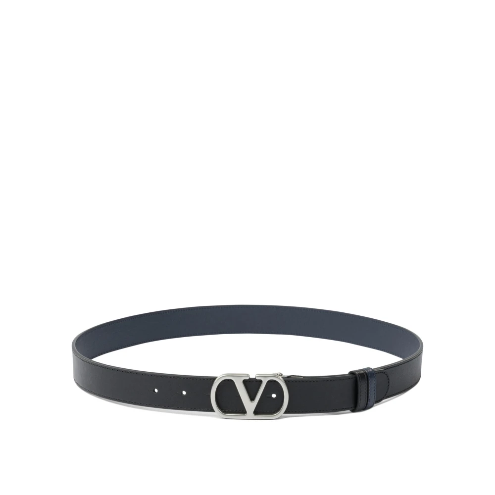 Valentino Garavani Uomo Nero - Cintura Reversibile Vlogo - Accessories - 95 Cm