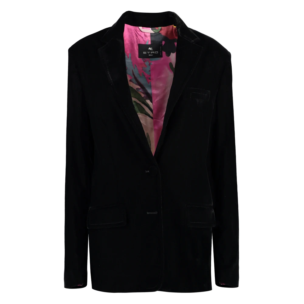 Etro - Jackets > Blazers - Black - Etro - Modalova