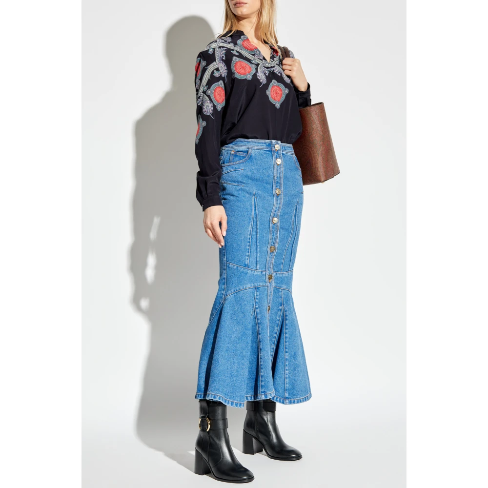 ETRO Denim rok van Blue Dames