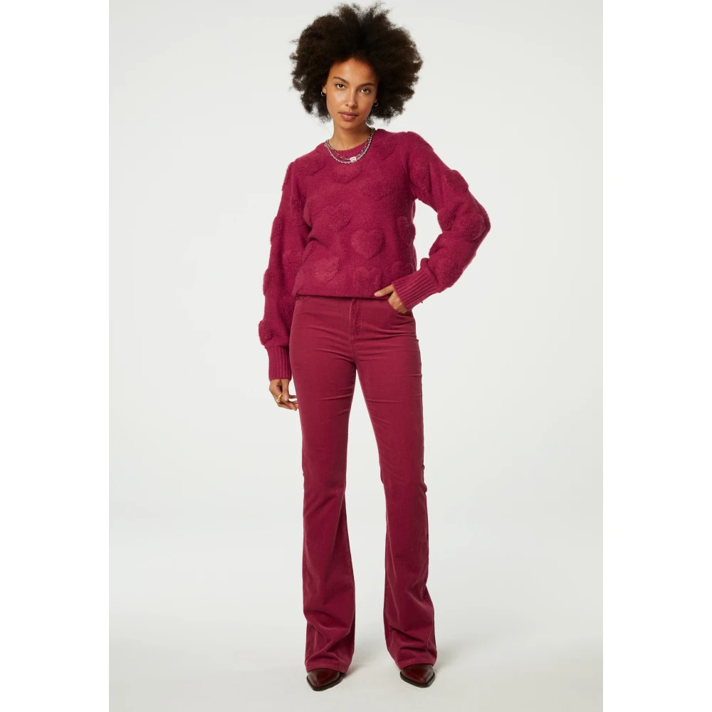 Fabienne Chapot Bibian Heart Pullover Red Dames